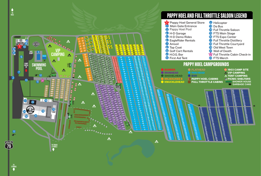 2026 EVO RV Park PULL THROUGH (30 x 80) (700 - 723)