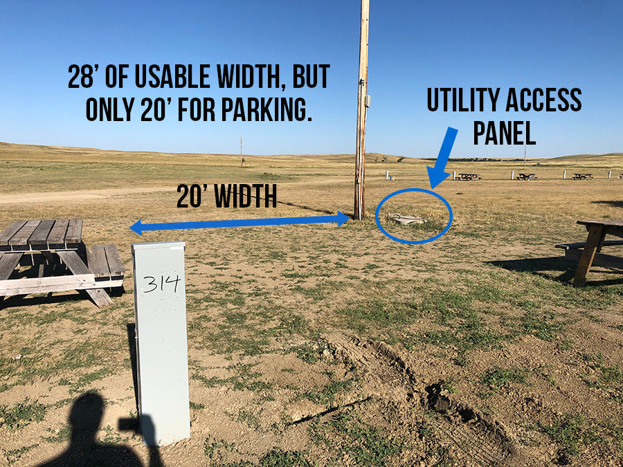 2026 Pan Head RV Park PULL THROUGH (28 x 80) (288 - 317)