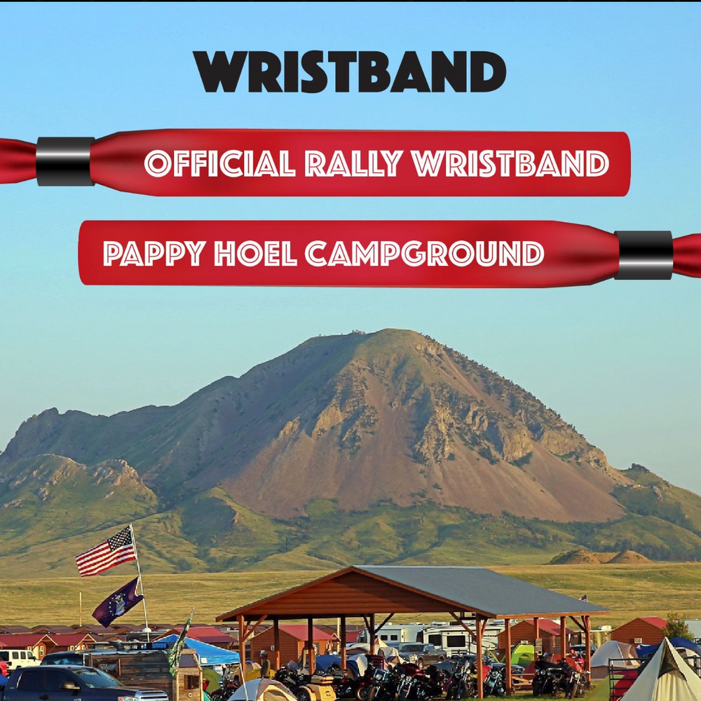 2026 Wristband Official Rally Campground Admission Aug 7 thru Aug 16