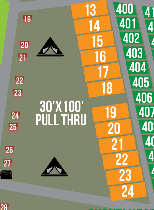 2026 Milwaukee 8 RV Sites 1 - 12