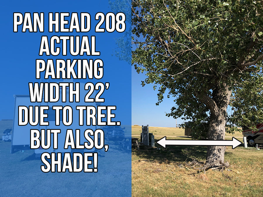 2026 Pan Head RV Park PULL THROUGH (30 x 120) Sites 171 - 220